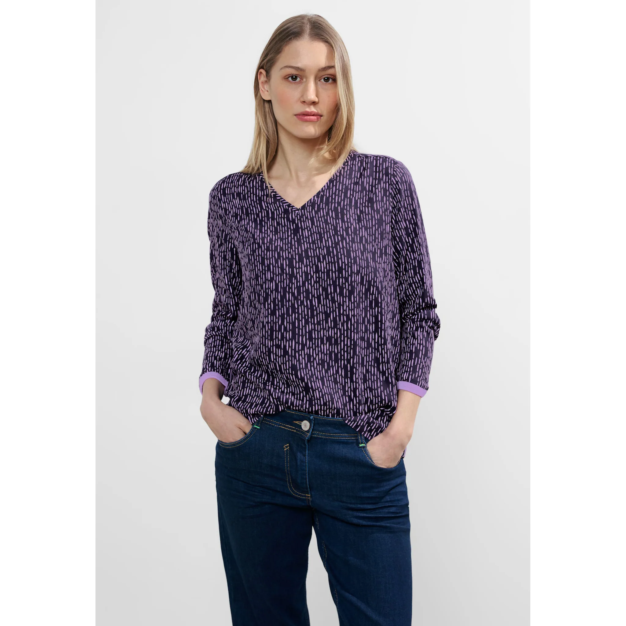 Блузка Cecil с длинными рукавами, выполненная из мягкой вискозы, синий
Блузка Cecil с длинными рукавами, выполненная из мягкой вискозы, синий