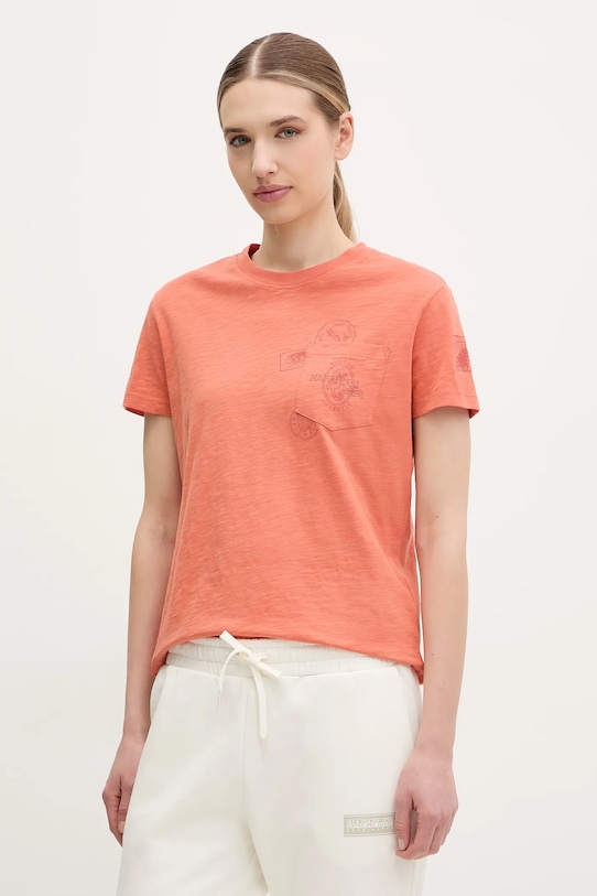 Хлопковая футболка S-Eclair Napapijri, оранжевый
Хлопковая футболка S-Eclair Napapijri, оранжевый