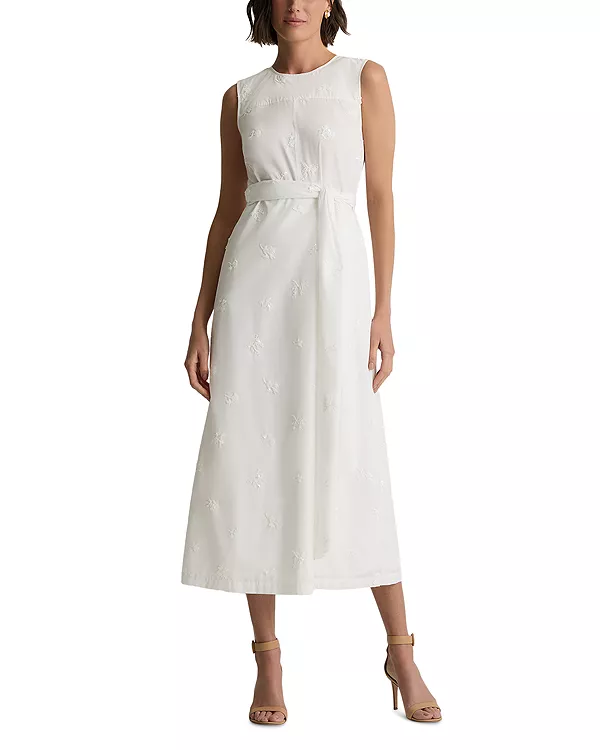 Платье с цветочной вышивкой пайетками St. John, белый
Платье с цветочной вышивкой пайетками St. John, белый