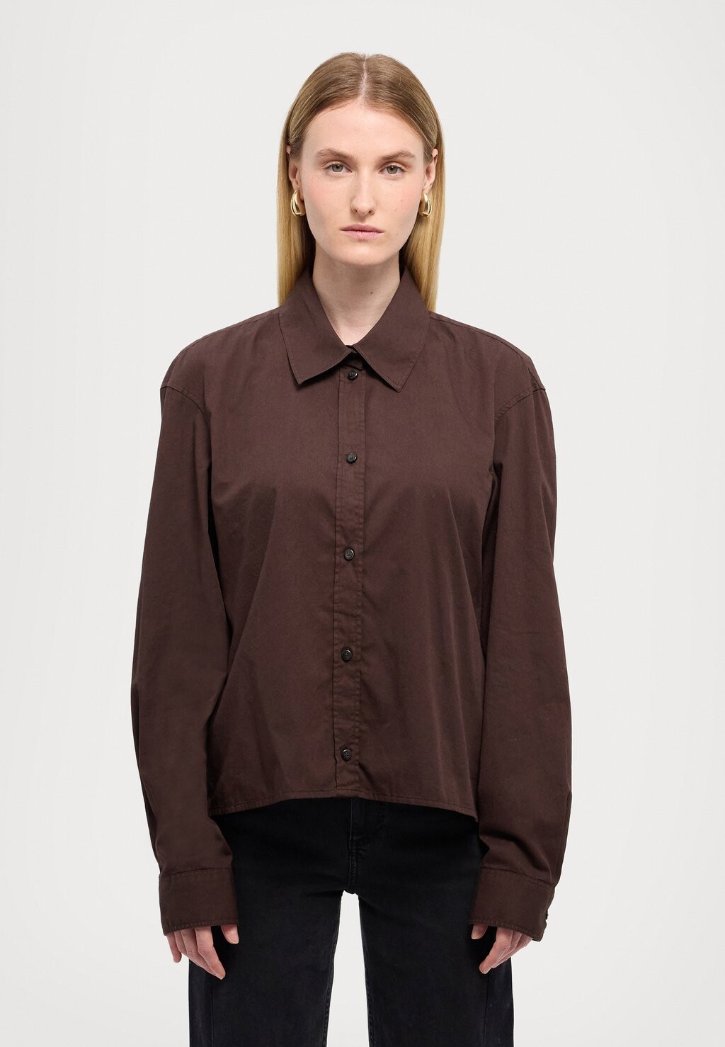 Блузка на пуговицах ZAYLA Won Hundred, коричневый
Блузка на пуговицах ZAYLA Won Hundred, коричневый
