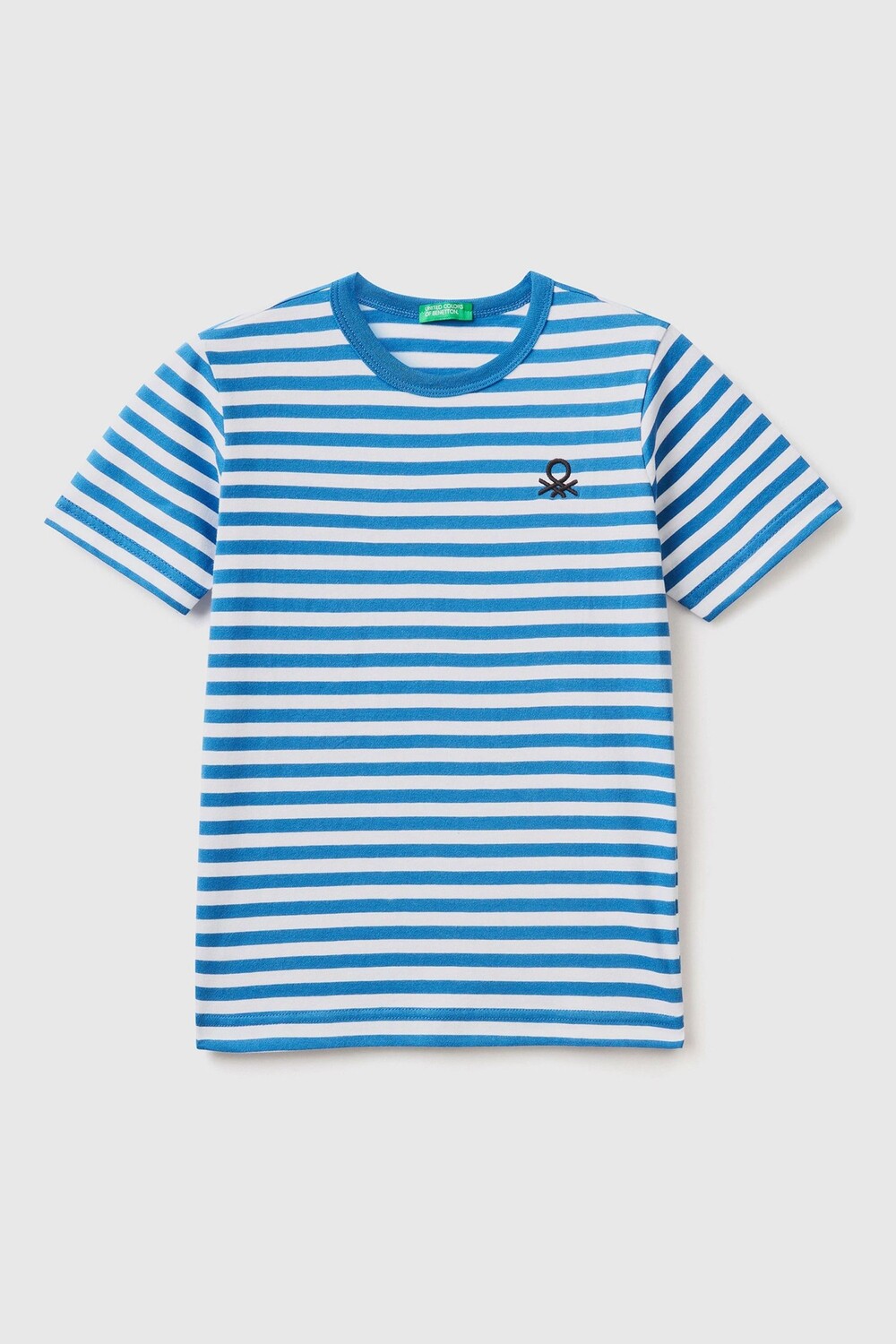 Полосатая футболка с логотипом Benetton, синий
Полосатая футболка с логотипом Benetton, синий