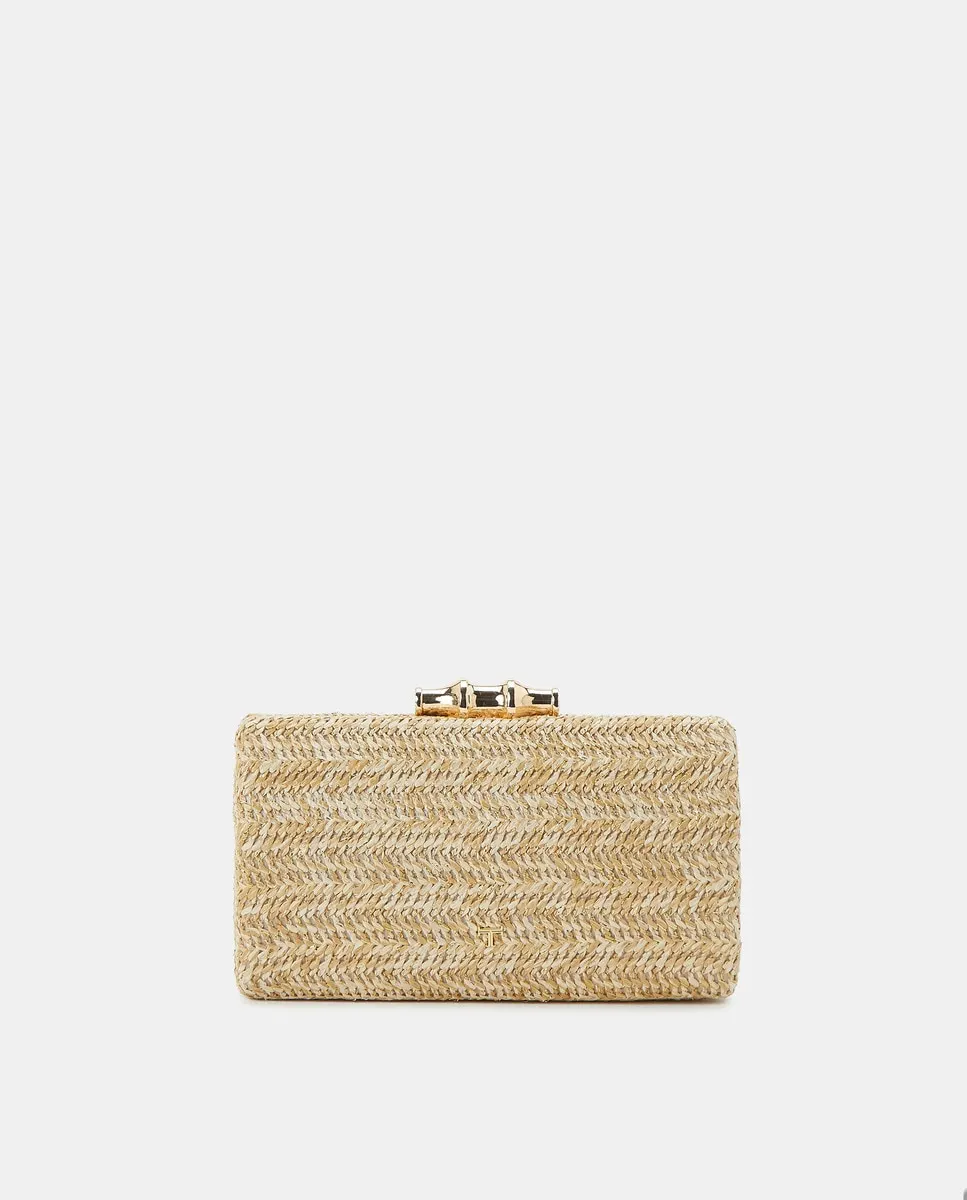 Вечерняя сумочка-клатч с бамбуковой застежкой Latouche, песочный
Вечерняя сумочка-клатч с бамбуковой застежкой Latouche, песочный