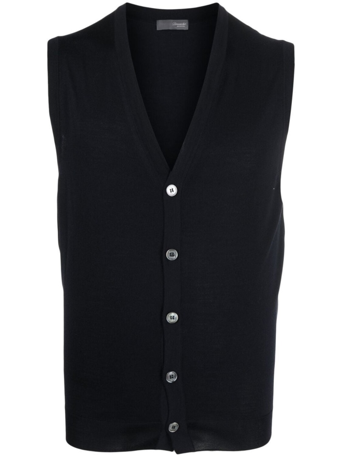 Drumohr шерстяной кардиган без рукавов, синий
Drumohr шерстяной кардиган без рукавов, синий