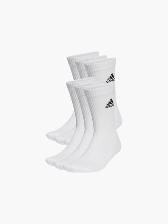 Упаковка из 6 носков. Adidas, белый 
Упаковка из 6 носков. Adidas, белый