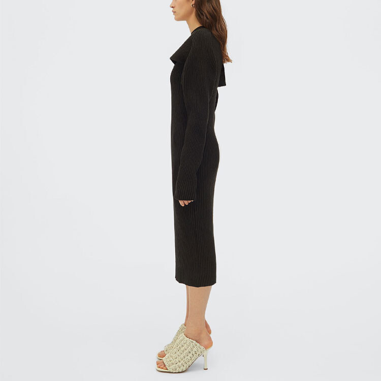 Платье женское Bottega Veneta с длинными рукавами, черный
Платье женское Bottega Veneta с длинными рукавами, черный