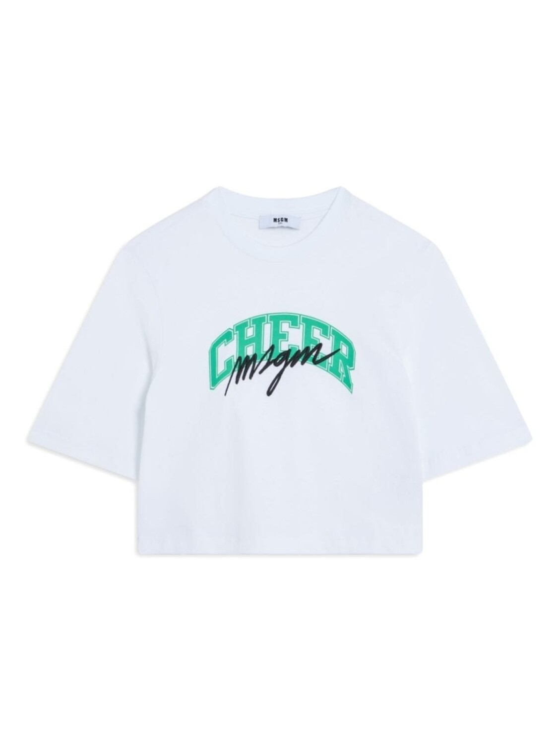 Футболка поддержки MSGM Kids, белый 
Футболка поддержки MSGM Kids, белый