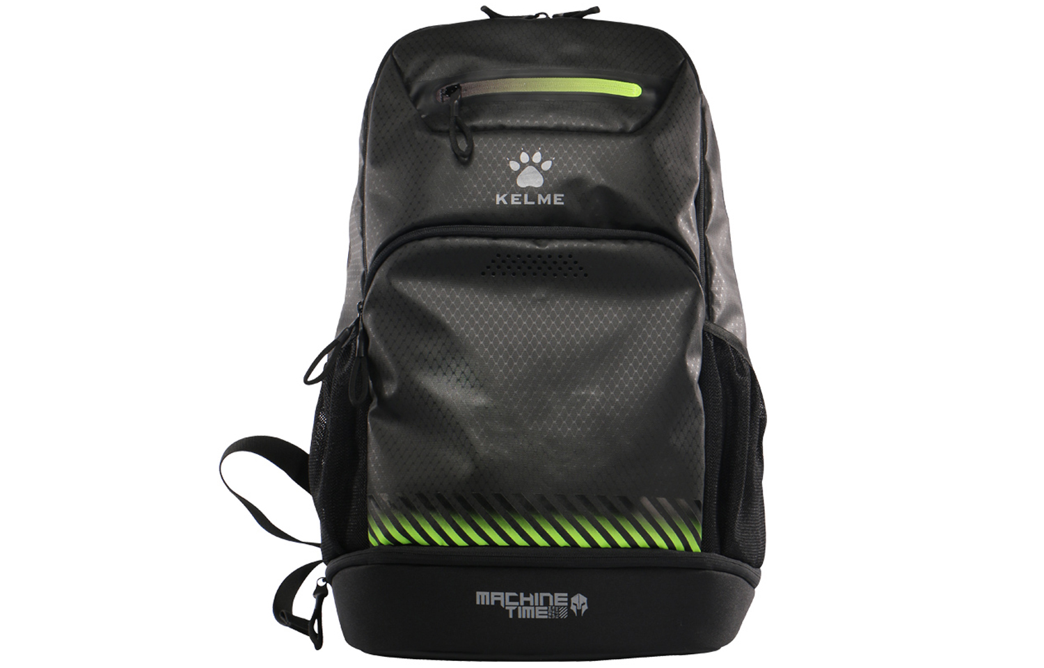 Крупный рюкзак из ткани унисекс черный неоново-зеленый KELME
Крупный рюкзак из ткани унисекс черный неоново-зеленый KELME