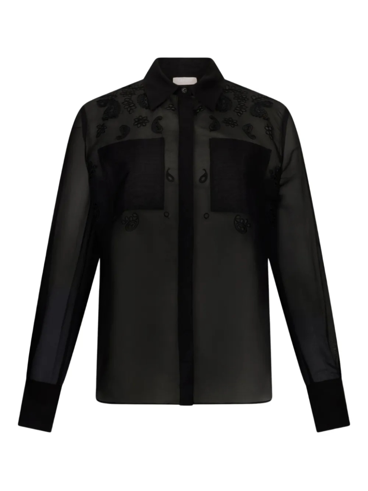 Рубашка из органзы с вышивкой LIU JO, черный
Рубашка из органзы с вышивкой LIU JO, черный