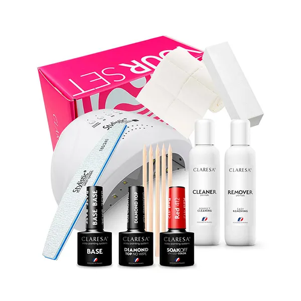 Маникюрный набор KIT MANICURA CON LAMPARA YOUR SET Claresa, 1 UD
Маникюрный набор KIT MANICURA CON LAMPARA YOUR SET Claresa, 1 UD