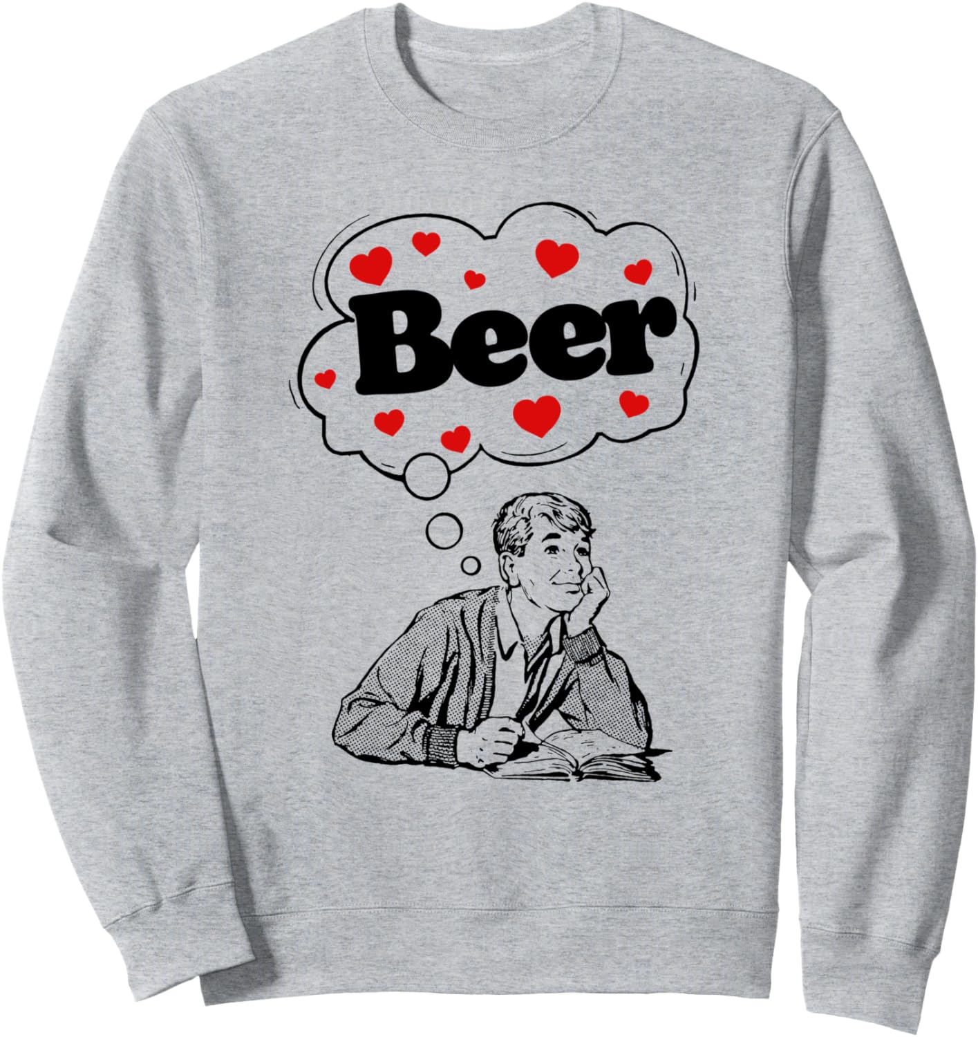 Забавная винтажная толстовка с надписью «Мечтаю о пиве» The Thrillmatic, серый
Забавная винтажная толстовка с надписью «Мечтаю о пиве» The Thrillmatic, серый