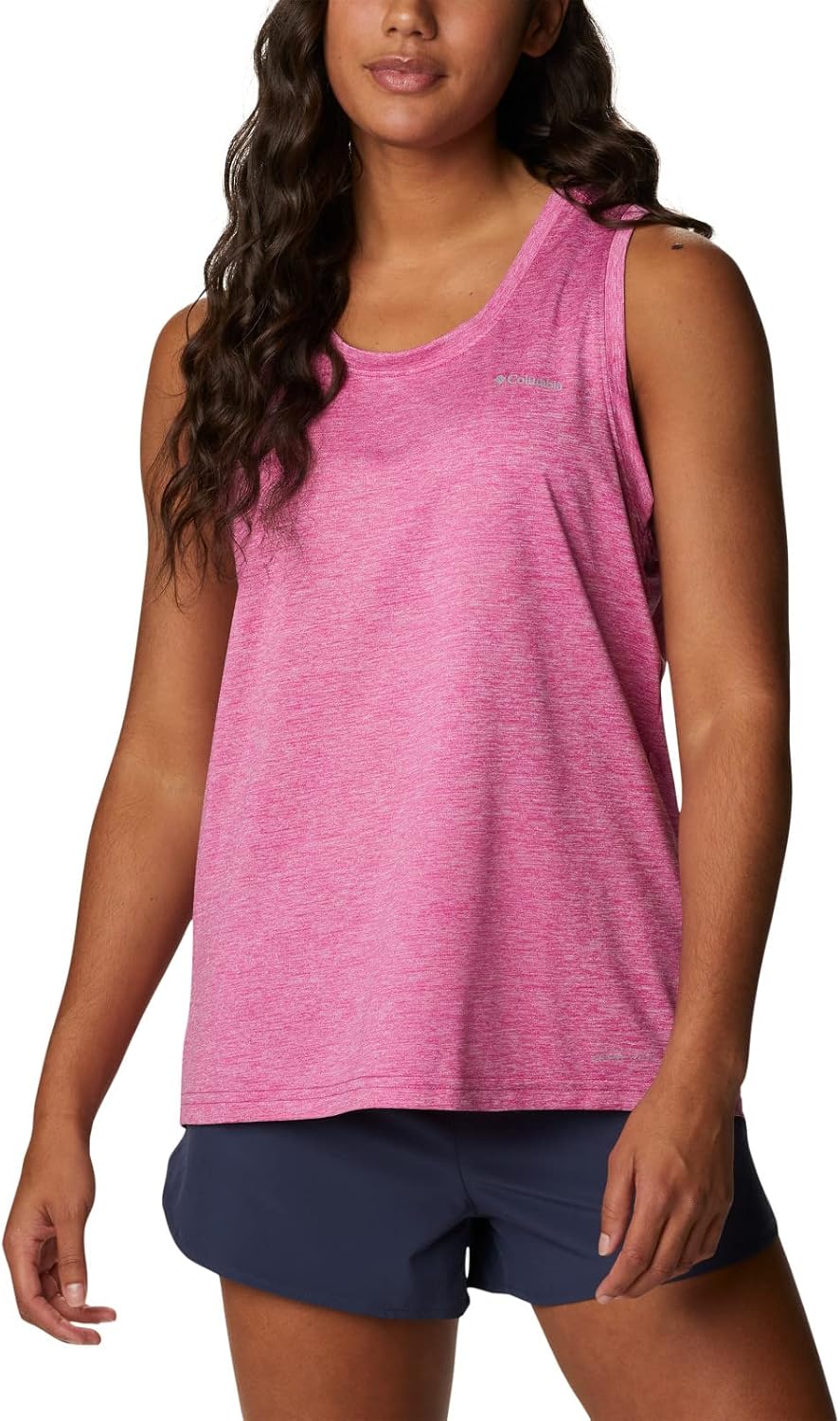 Columbia Womens Hike Tank, Wild Fuchsia Heather
Columbia Womens Hike Tank, Wild Fuchsia Heather