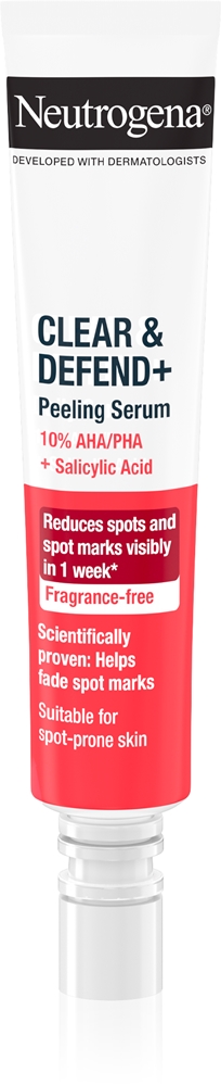 Сыворотка для лица Clear & Defense+ от прыщей Neutrogena, 30 мл
Сыворотка для лица Clear & Defense+ от прыщей Neutrogena, 30 мл