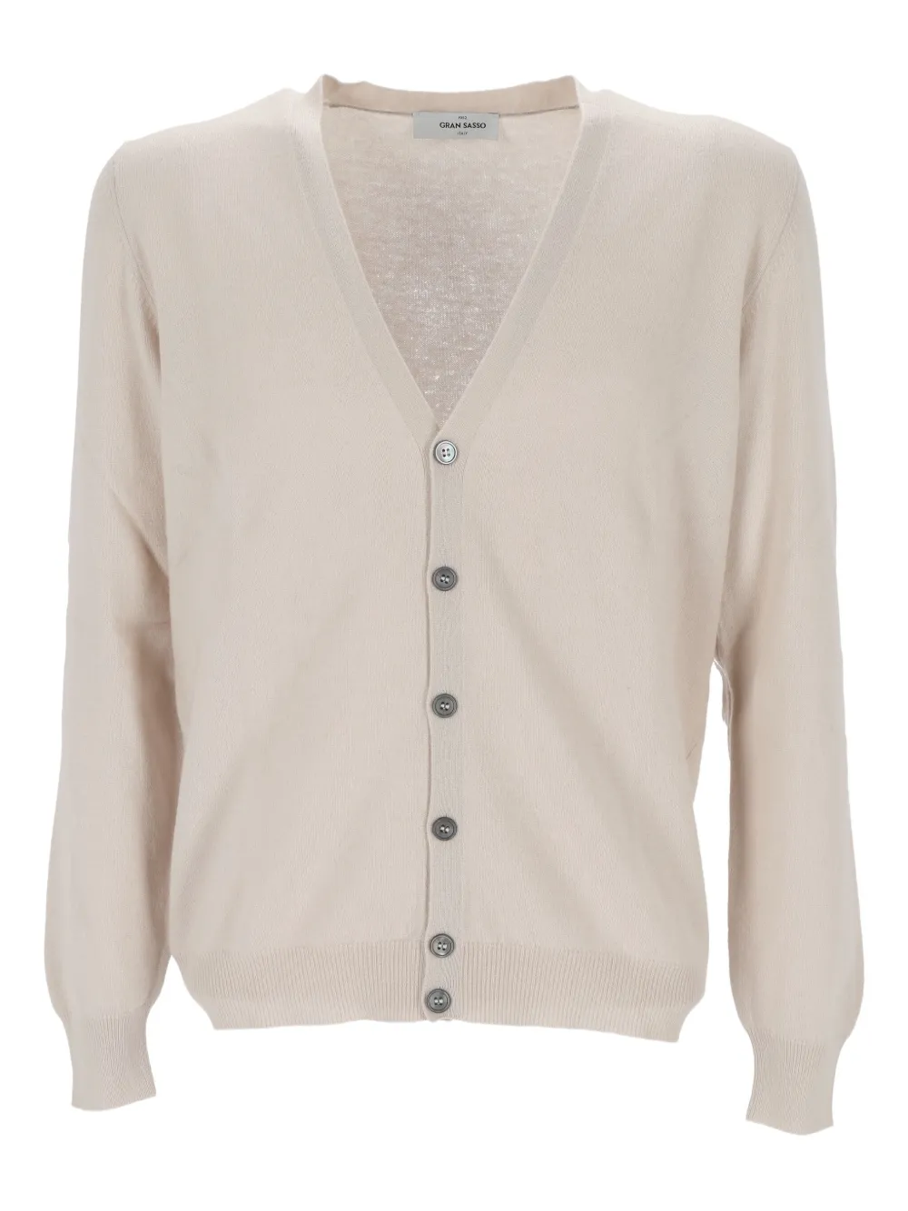 Кардиган с V-образным вырезом Gran Sasso, нейтральный
Кардиган с V-образным вырезом Gran Sasso, нейтральный