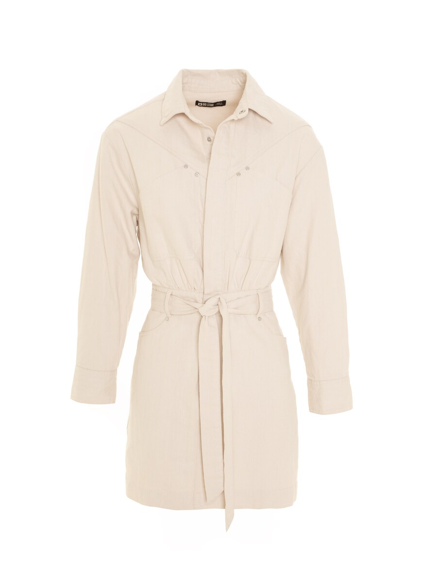 Платье-рубашка BIG STAR Keresi, кремовый
Платье-рубашка BIG STAR Keresi, кремовый