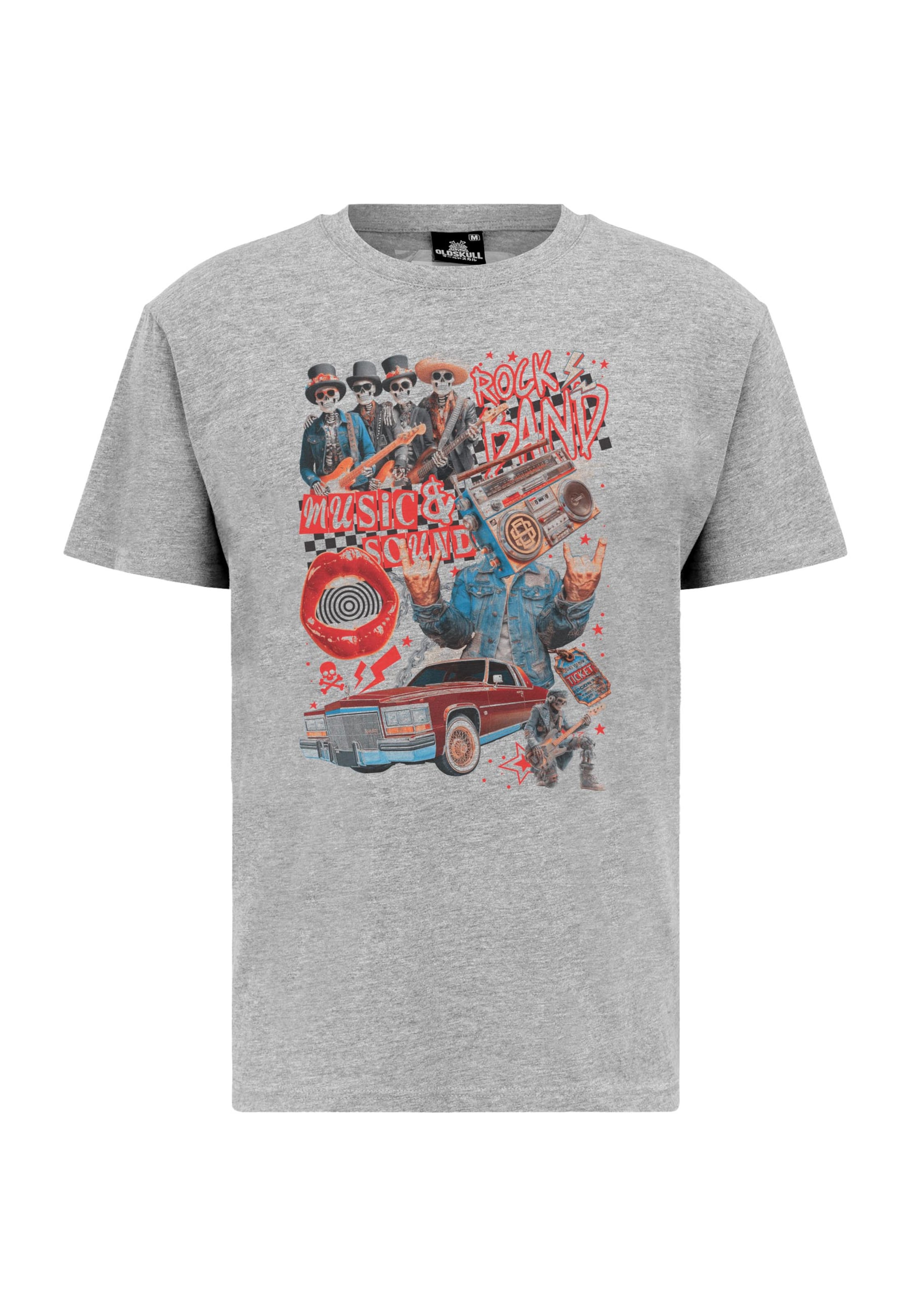 Oldskull Футболка 'Xtreme Retro Rock Skull Graphic' в сером цвете
Oldskull Футболка 'Xtreme Retro Rock Skull Graphic' в сером цвете