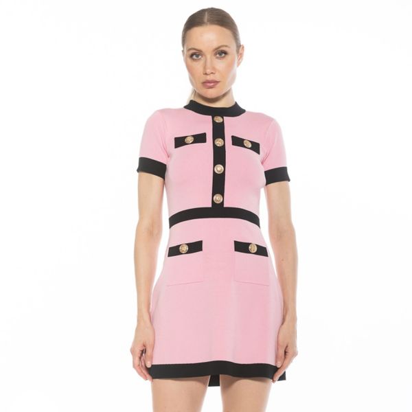 Женское платье Beatrix с короткими рукавами и расклешенным лифом Alexia Admor, розовый
Женское платье Beatrix с короткими рукавами и расклешенным лифом Alexia Admor, розовый