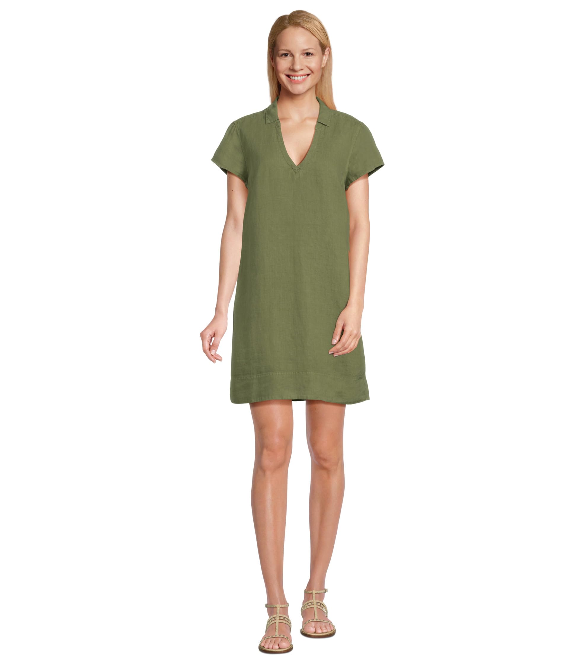 Платье Tommy Bahama Two Palms Short Sleeve Collared Dress, Dark Fern
Платье Tommy Bahama Two Palms Short Sleeve Collared Dress, Dark Fern