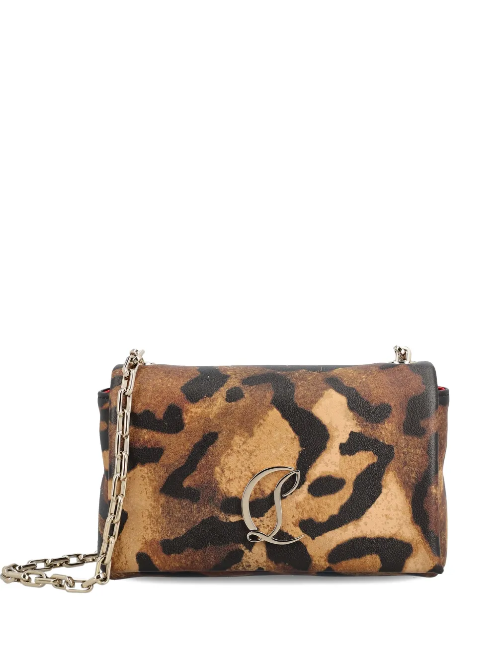 Сумка на цепочке Loubi54 с леопардовым принтом Christian Louboutin, коричневый
Сумка на цепочке Loubi54 с леопардовым принтом Christian Louboutin, коричневый