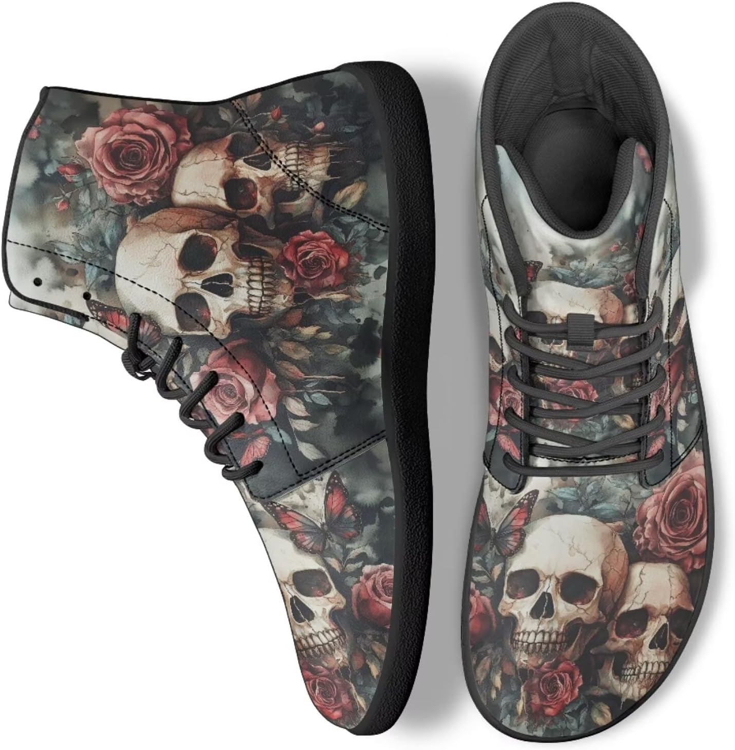 Кроссовки Binienty для мужчин и женщин, широкие, модные, легкие, высокие, Goth Butterfly Skull
Кроссовки Binienty для мужчин и женщин, широкие, модные, легкие, высокие, Goth Butterfly Skull