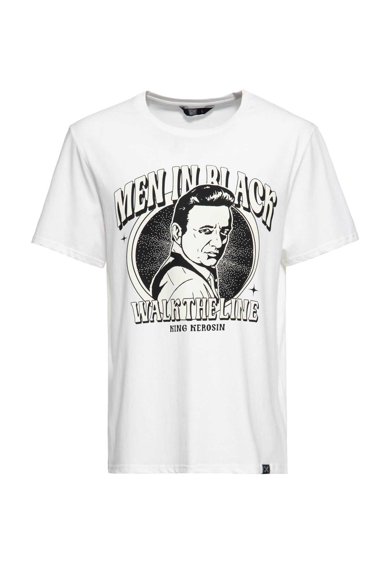Рубашка с принтом и принтом спереди Man In Black KING KEROSIN, белый
Рубашка с принтом и принтом спереди Man In Black KING KEROSIN, белый