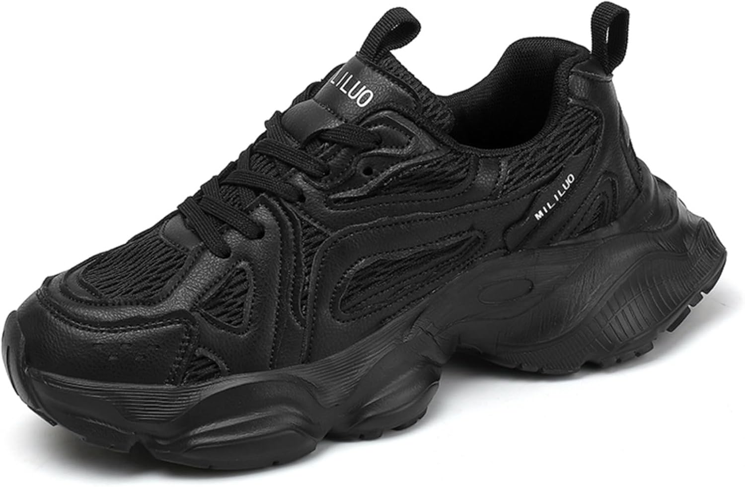 Мужские модные дышащие кроссовки на шнуровке, массивные, в повседневном стиле, с увеличенным ростом и нескользящей подошвой. Подходят для ходьбы, занятий спортом, работы и вождения Khwfjas, черный
Мужские модные дышащие кроссовки на шнуровке, массивные, в повседневном стиле, с увеличенным ростом и нескользящей подошвой. Подходят для ходьбы, занятий спортом, работы и вождения Khwfjas, черный