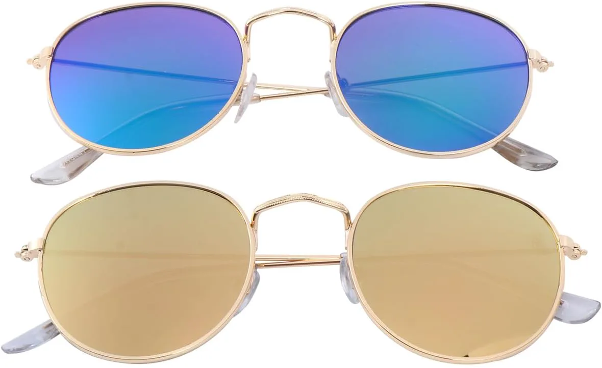 Ретро-солнцезащитные очки MOKKHNB, круглые, для пляжа и активного отдыха, защита от УФ, мягкие носовые упоры, износостойкие, ассорти цветов, размер ~13x4 см
Ретро-солнцезащитные очки MOKKHNB, круглые, для пляжа и активного отдыха, защита от УФ, мягкие носовые упоры, износостойкие, ассорти цветов, размер ~13x4 см