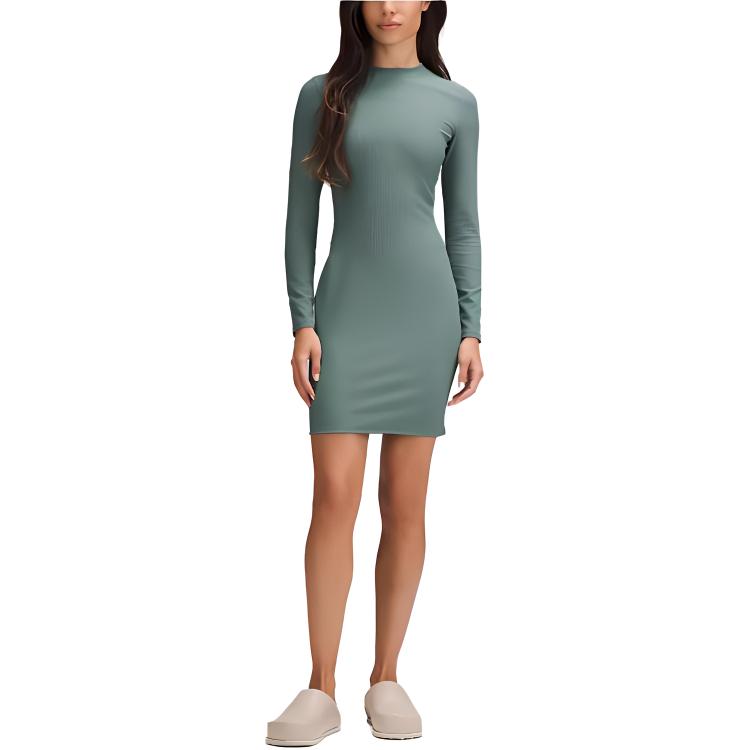 Женское длинное платье с рукавами зеленого цвета Lululemon
Женское длинное платье с рукавами зеленого цвета Lululemon