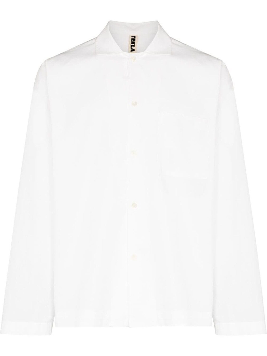 TEKLA пижамная рубашка на пуговицах, белый
TEKLA пижамная рубашка на пуговицах, белый