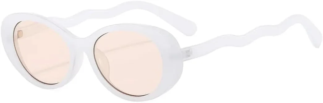 Солнцезащитные очки для мужчин и женщин - защита UV400 - маленькие овальные градиентные линзы для занятий спортом на открытом воздухе и вождения DSVIGF, White
Солнцезащитные очки для мужчин и женщин - защита UV400 - маленькие овальные градиентные линзы для занятий спортом на открытом воздухе и вождения DSVIGF, White