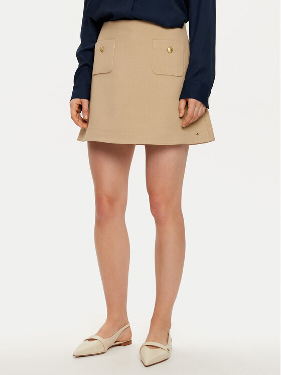 Мини-юбка regular fit WW0WW44994 Tommy Hilfiger, бежевый
Мини-юбка regular fit WW0WW44994 Tommy Hilfiger, бежевый