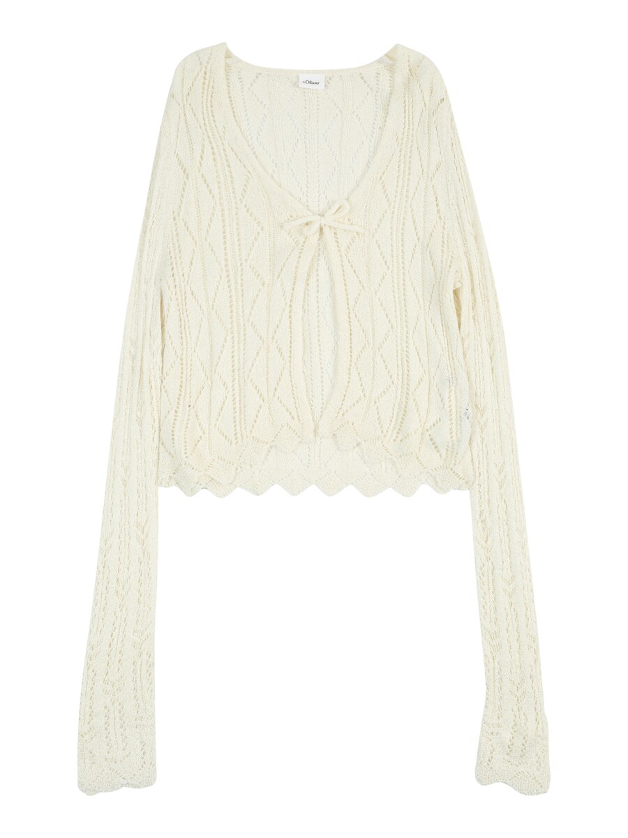 Вязаный кардиган s.Oliver, кремовый
Вязаный кардиган s.Oliver, кремовый