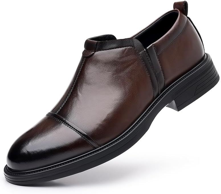 Мужские классические формальные оксфорды, мужские туфли с заостренным носком, туфли-дерби типа слип-он для смокинга, из лакированной кожи, классические деловые туфли Lhyxu, коричневый
Мужские классические формальные оксфорды, мужские туфли с заостренным носком, туфли-дерби типа слип-он для смокинга, из лакированной кожи, классические деловые туфли Lhyxu, коричневый