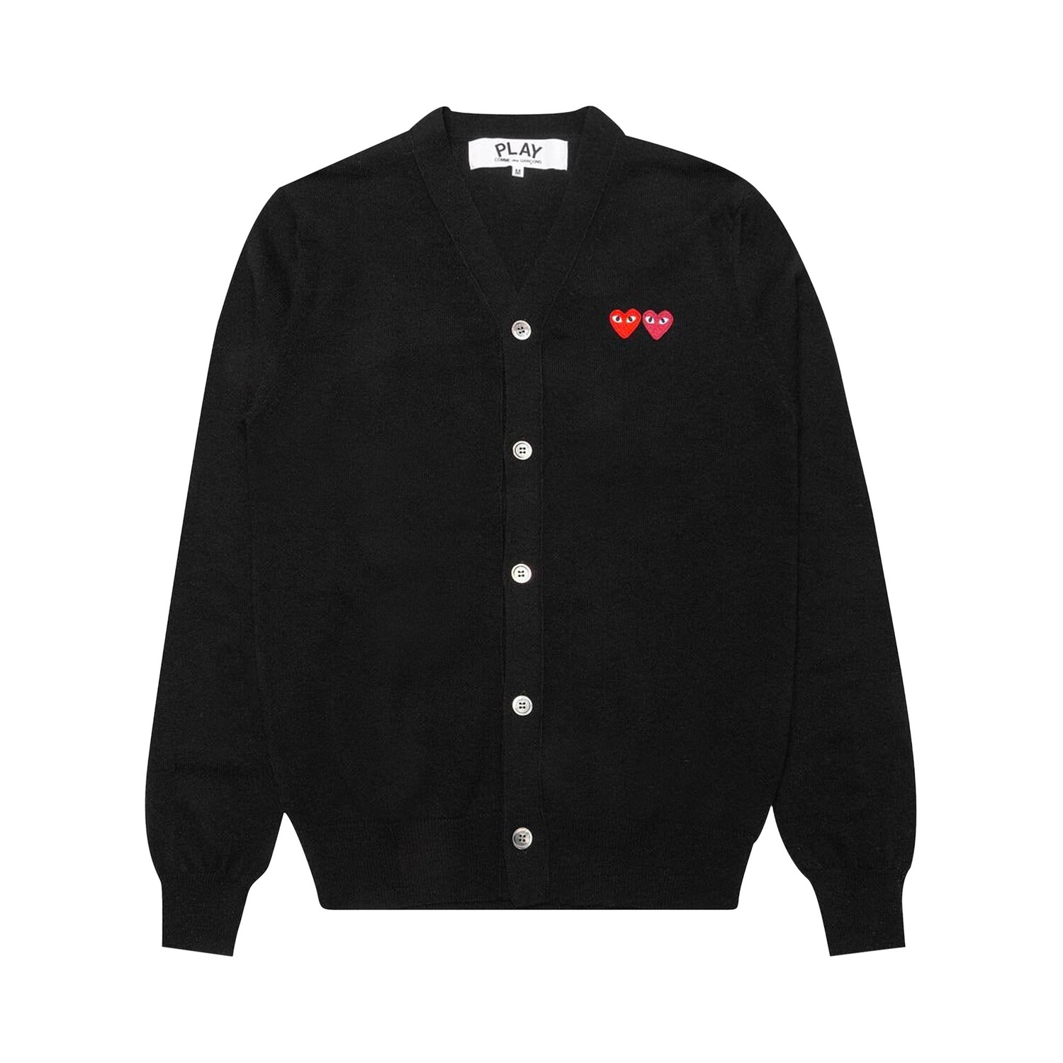 Кардиган Comme des Garçons PLAY Double Heart, цвет Черный
Кардиган Comme des Garçons PLAY Double Heart, цвет Черный