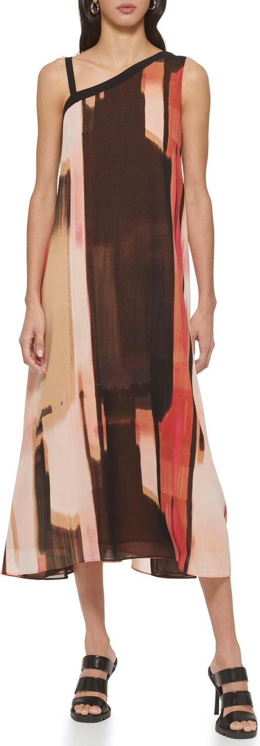 Платье DKNY Sleeveless Print Chiffon Cold-Shoulder Dress, цвет Amalfi Pink/Pristine Multi
Платье DKNY Sleeveless Print Chiffon Cold-Shoulder Dress, цвет Amalfi Pink/Pristine Multi