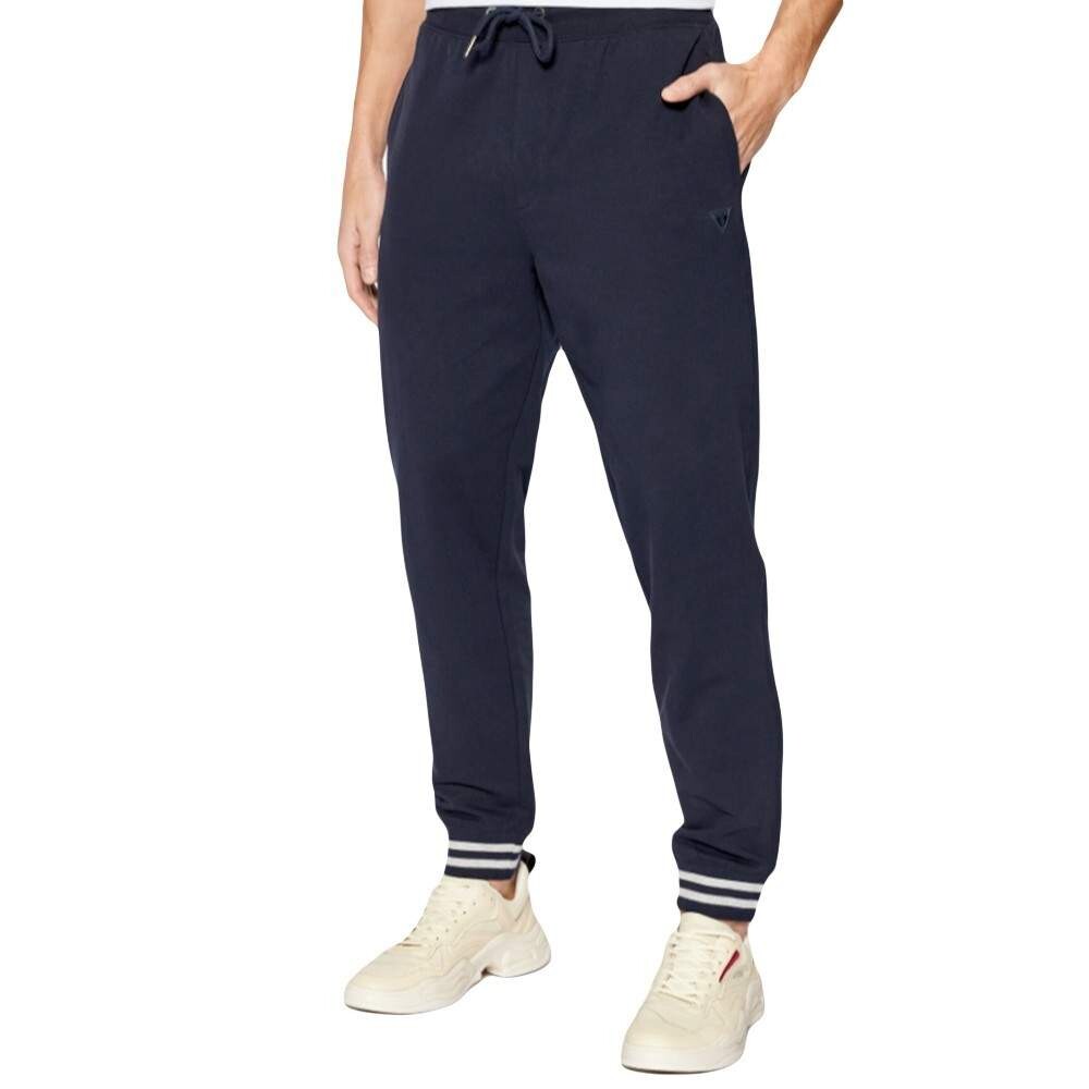 Классические спортивные брюки с треугольным логотипом и логотипом Guess, синий
Классические спортивные брюки с треугольным логотипом и логотипом Guess, синий