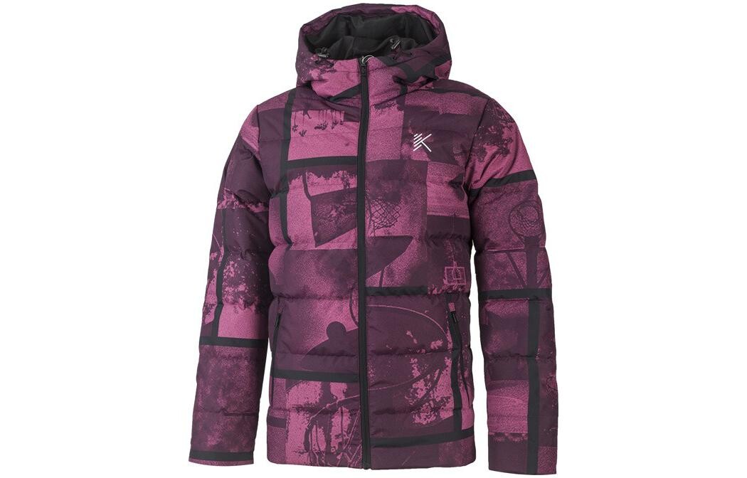 Баскетбольная коллекция пуховик мужской занавес красный Anta, красный 
Баскетбольная коллекция пуховик мужской занавес красный Anta, красный