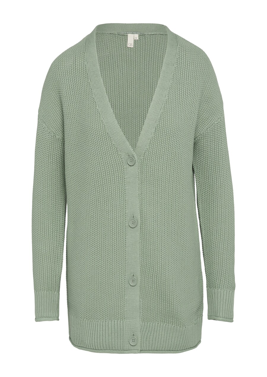 Вязаный кардиган QS, зеленый
Вязаный кардиган QS, зеленый