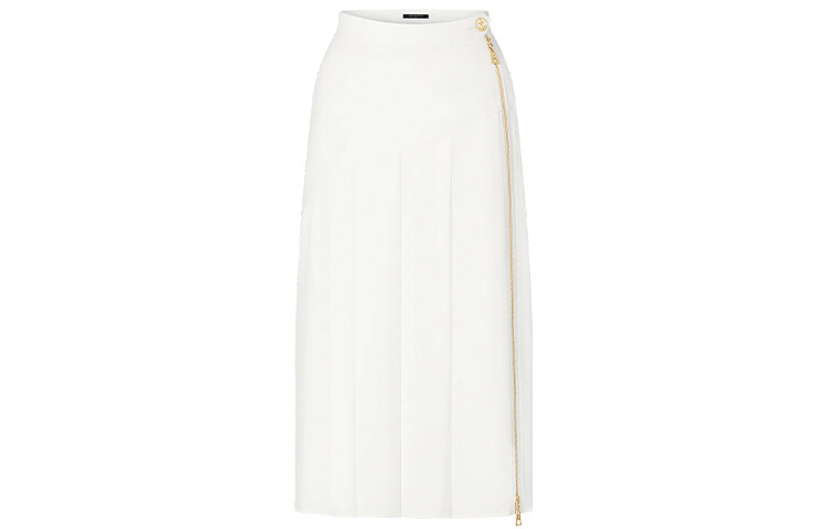 Юбка женская Louis Vuitton длинная, белый 
Юбка женская Louis Vuitton длинная, белый