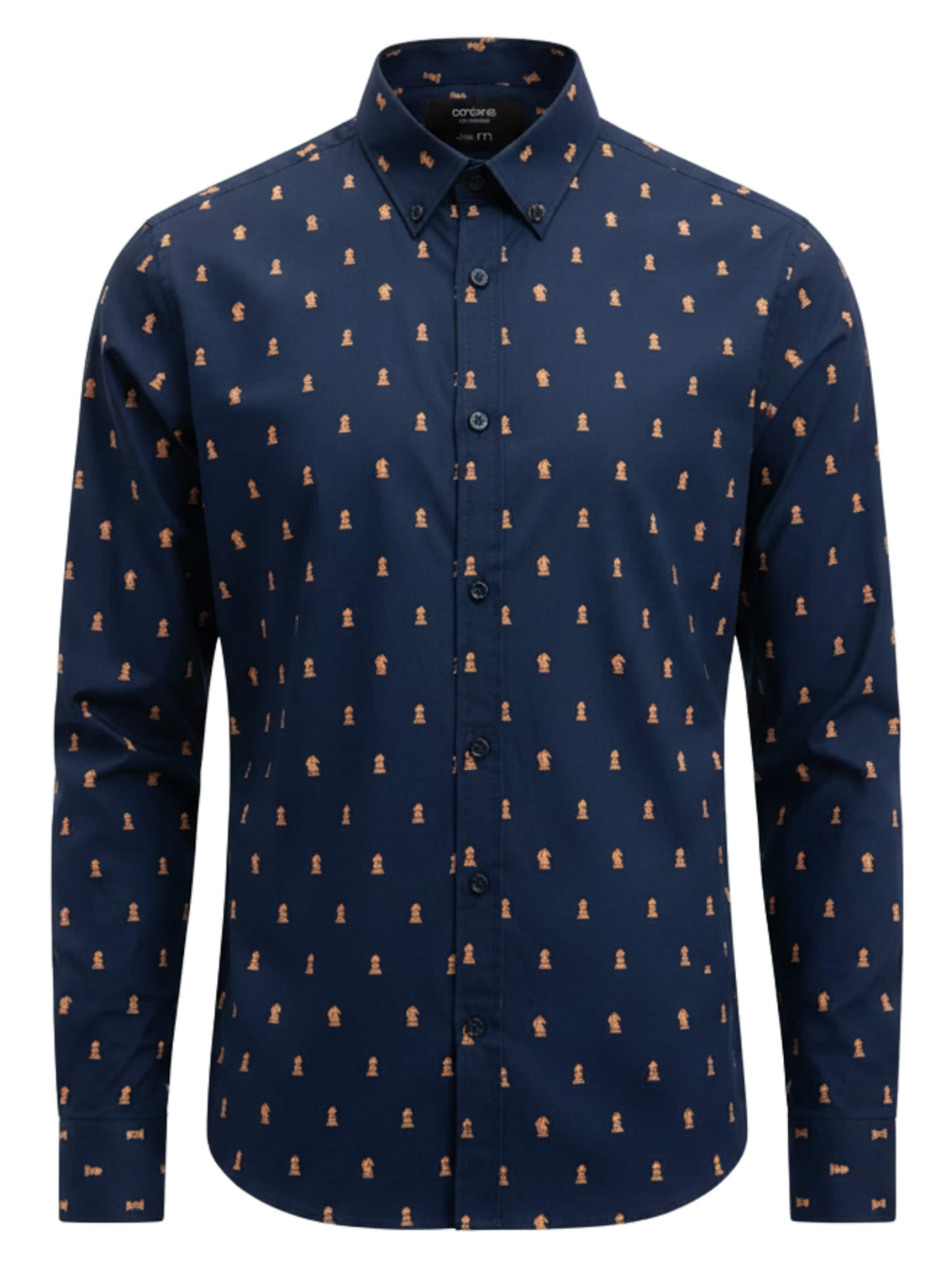 Ombre Рубашка на пуговицах Regular fit в темно-синем цвете
Ombre Рубашка на пуговицах Regular fit в темно-синем цвете