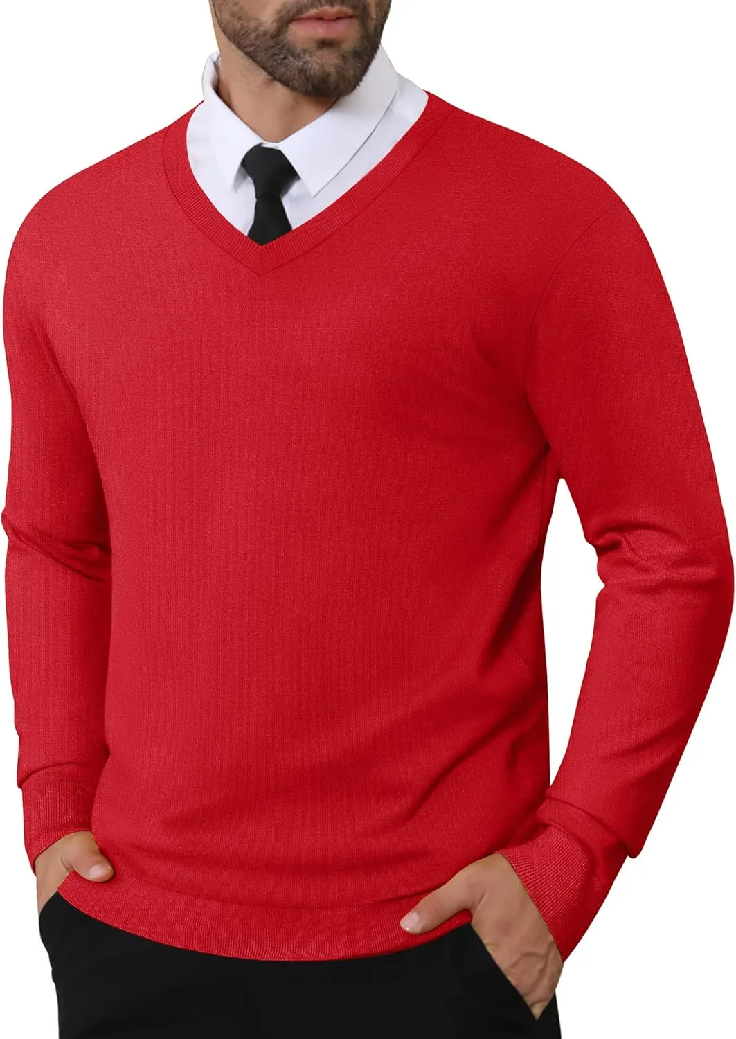 CRYSULLY мужской свитер V-образным вырезом, вязаный, легкий
CRYSULLY мужской свитер V-образным вырезом, вязаный, легкий