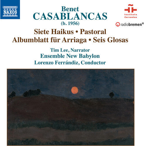 CD диск Casablancas / Lee / Ensemble New Babylon: Siete Haikus / Pastoral / Albumblatt Fur Arriaga
CD диск Casablancas / Lee / Ensemble New Babylon: Siete Haikus / Pastoral / Albumblatt Fur Arriaga