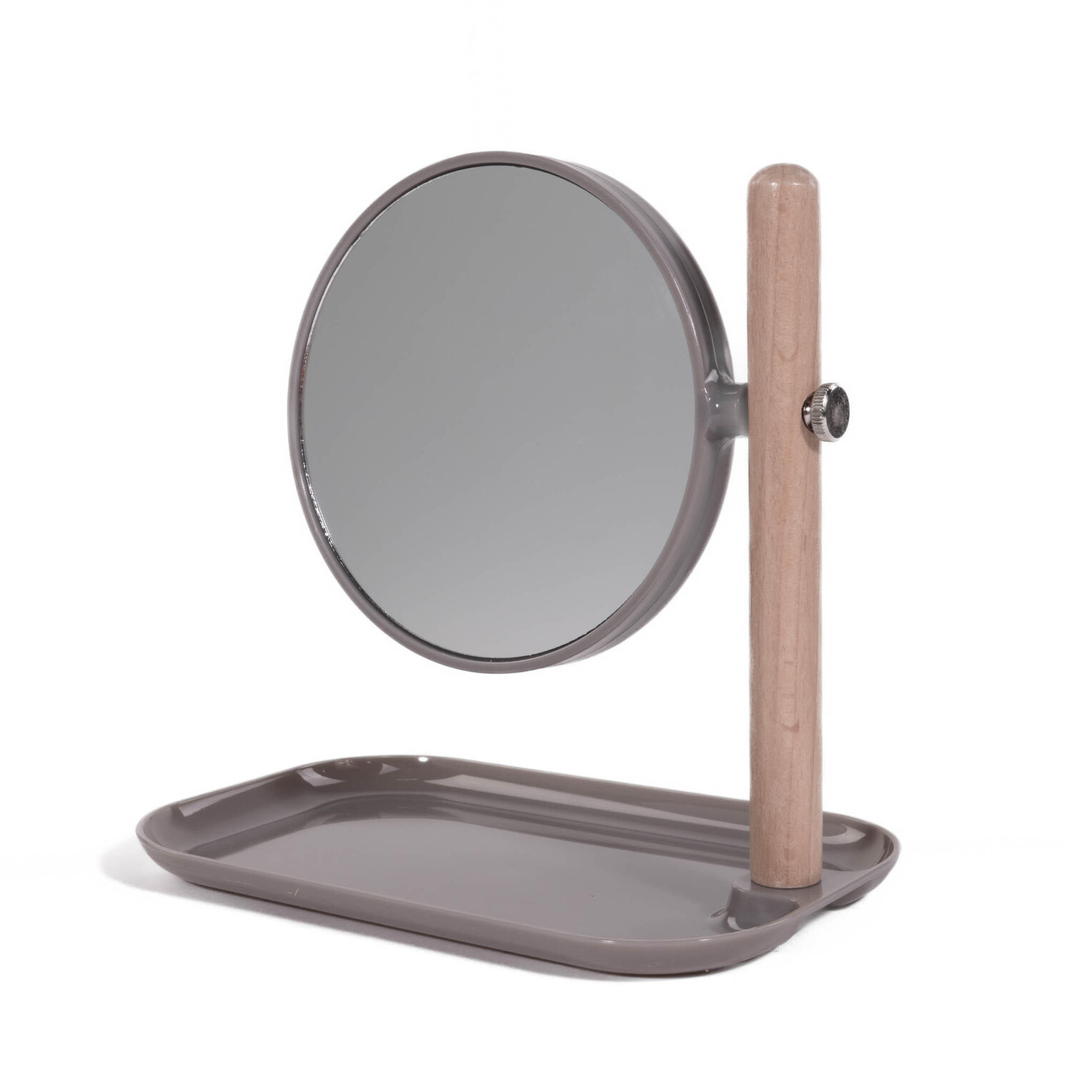 Косметическое зеркало, серый
Косметическое зеркало, серый