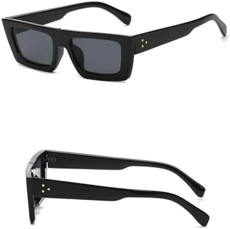 Солнцезащитные очки прямоугольной формы в стиле ретро, маленькие квадратные солнцезащитные очки, яркие очки для женщин (2026 год) MTZJH, Black Light Brown
Солнцезащитные очки прямоугольной формы в стиле ретро, маленькие квадратные солнцезащитные очки, яркие очки для женщин (2026 год) MTZJH, Black Light Brown