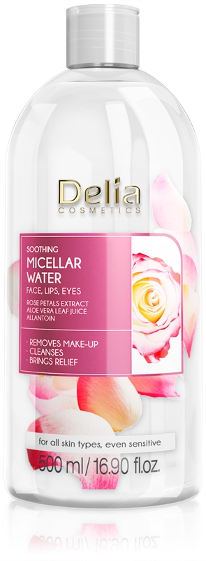 Мицеллярная вода с экстрактом лепестков роз, успокаивающая очищающая мицеллярная вода Delia Cosmetics, 500 мл
Мицеллярная вода с экстрактом лепестков роз, успокаивающая очищающая мицеллярная вода Delia Cosmetics, 500 мл