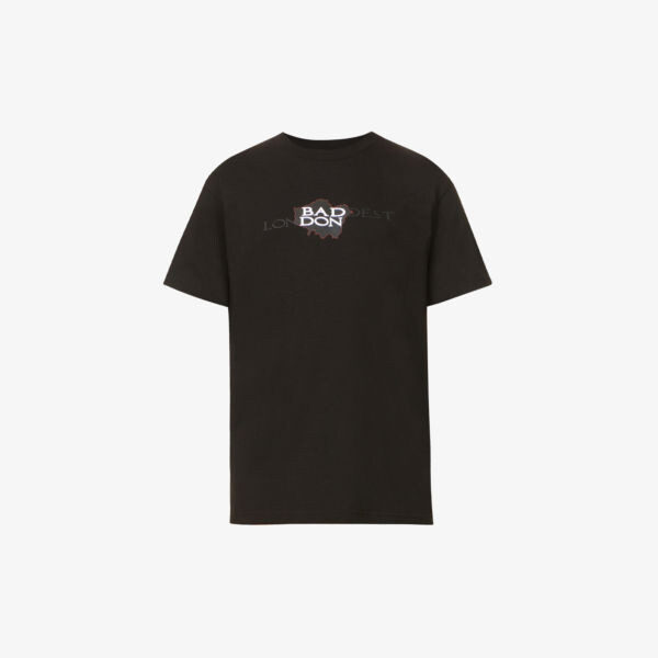 Футболка из хлопкового джерси с графическим принтом London Map Baddest Skate Shop, черный
Футболка из хлопкового джерси с графическим принтом London Map Baddest Skate Shop, черный