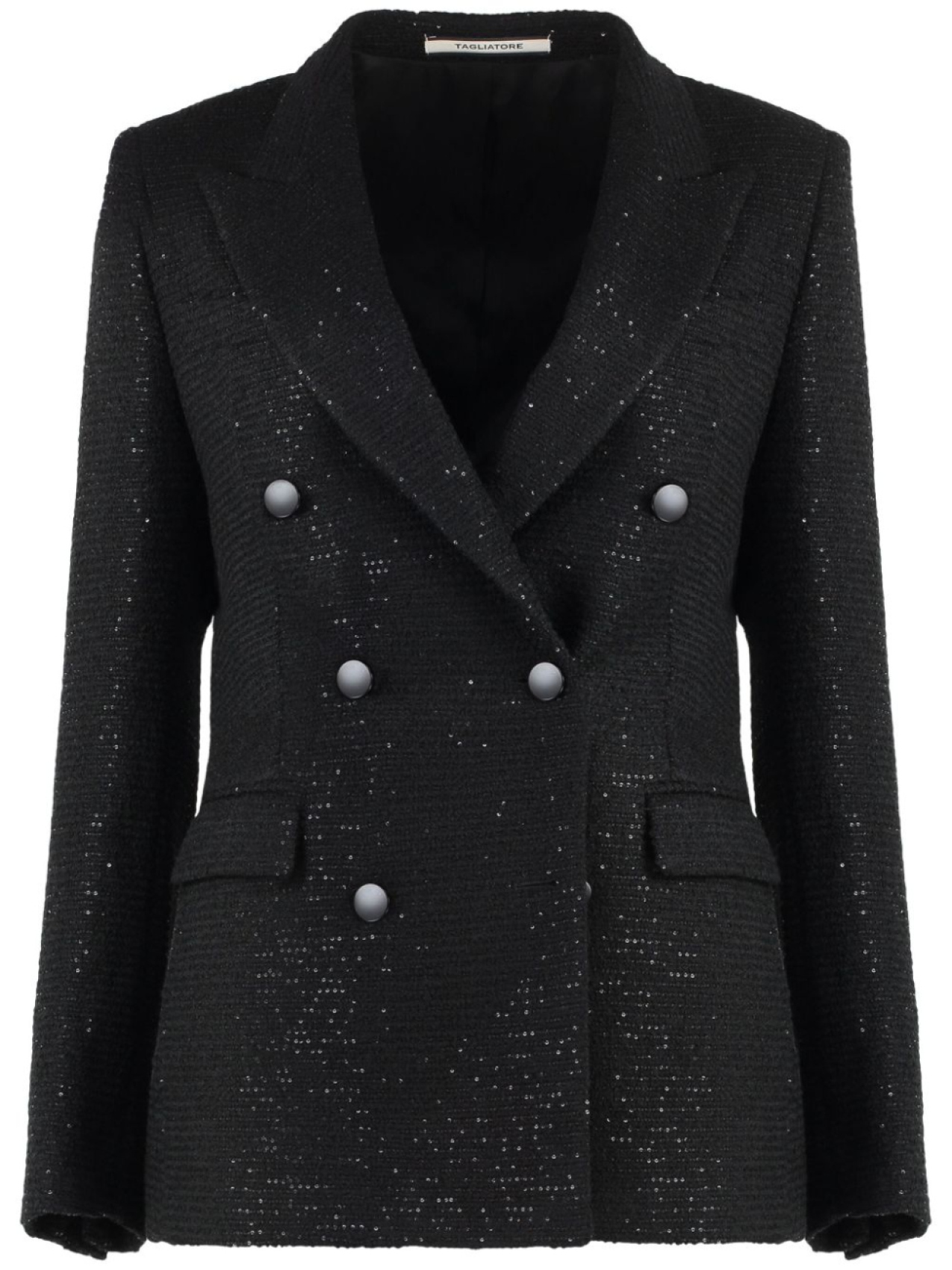 Tagliatore пиджак с пайетками, черный
Tagliatore пиджак с пайетками, черный