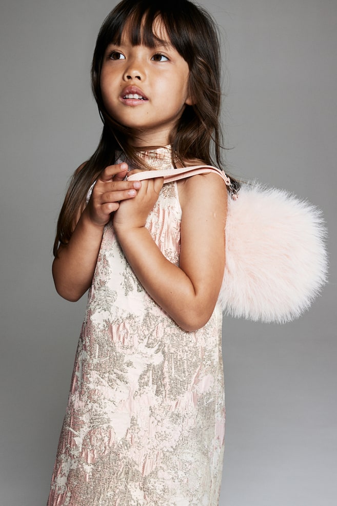 Платье А-силуэта из жаккардовой ткани H&M, розовый
Платье А-силуэта из жаккардовой ткани H&M, розовый