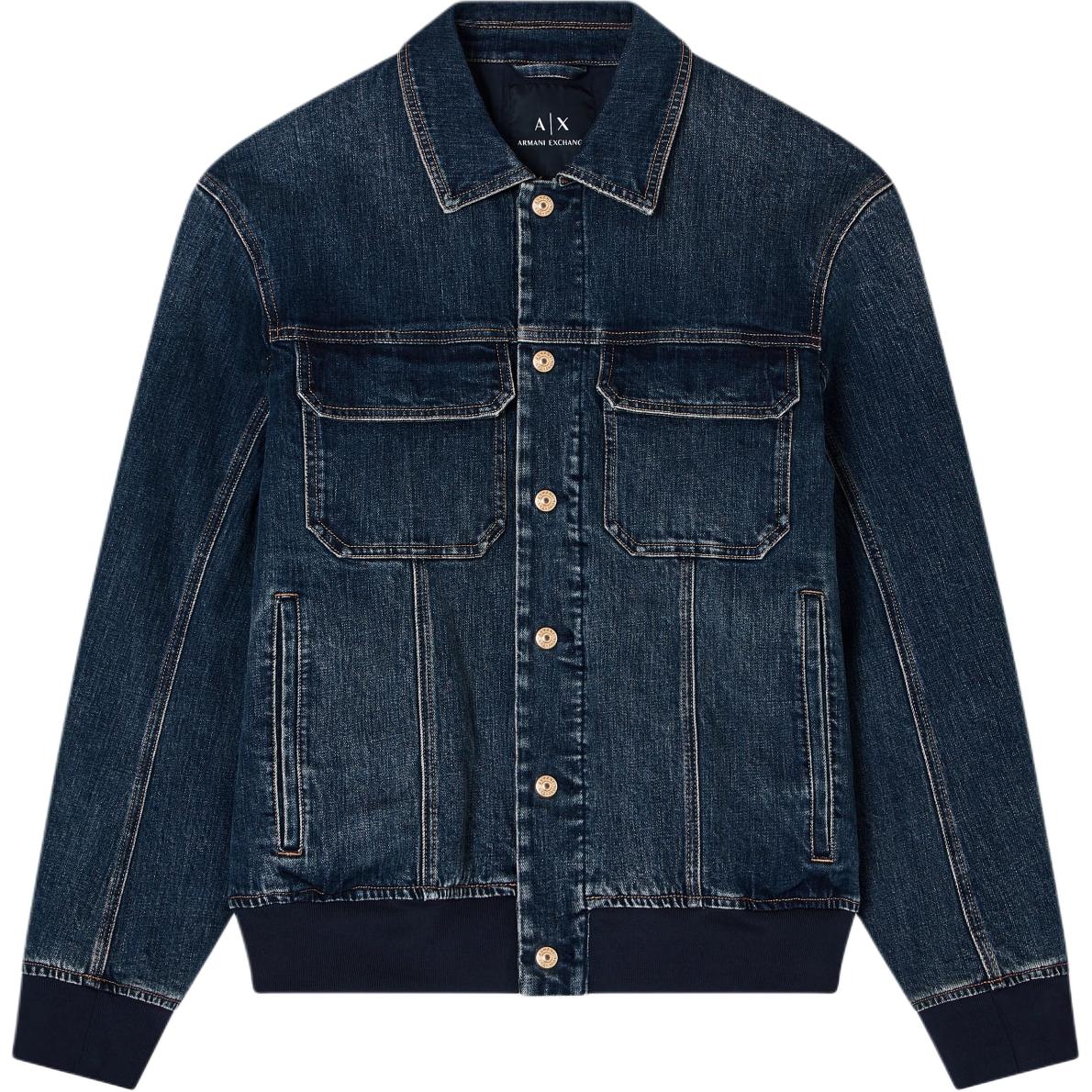 Куртка джинсовая мужская ARMANI EXCHANGE, синий
Куртка джинсовая мужская ARMANI EXCHANGE, синий