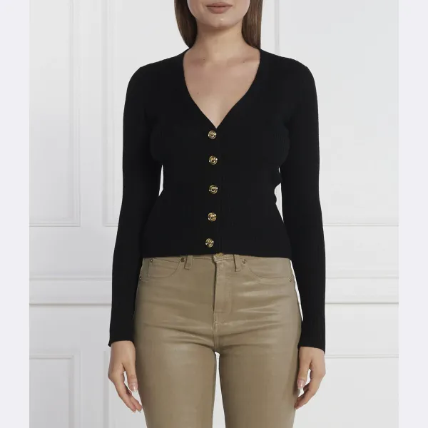 Шерстяной кардиган обычного кроя Pinko, черный
Шерстяной кардиган обычного кроя Pinko, черный