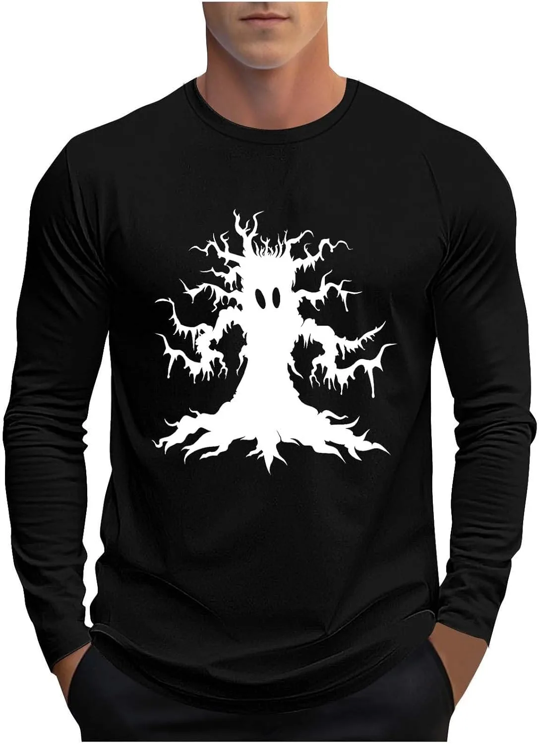 Мужская футболка с принтом скелета Halloween, Long Sleeve
Мужская футболка с принтом скелета Halloween, Long Sleeve